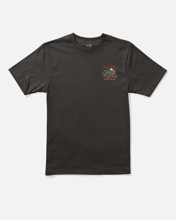 Salty Crew Inkmas Boys Holiday Tee - Black