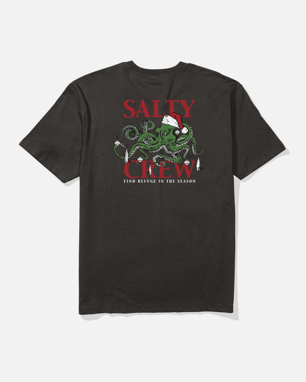 salty crew Inkmas Holiday Tee - Black