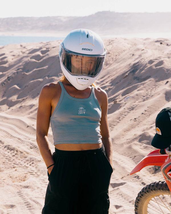 Salty Crew Island Time Tank - Sage