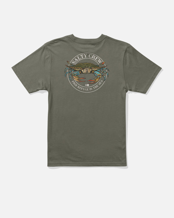 salty crew Jimmy Boys Tee - Dusty Olive