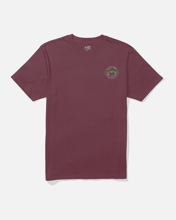 Salty Crew Jimmy Tee - Burgundy