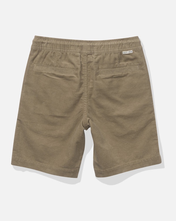 Salty Crew Kahuna Cord Boys Short - Khaki