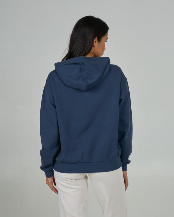 Salty Crew Land And Sea Hoodie - Midnight Navy