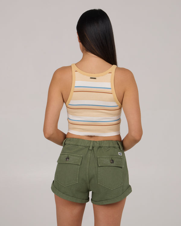 Salty Crew Layover Tank - Dusty Gold