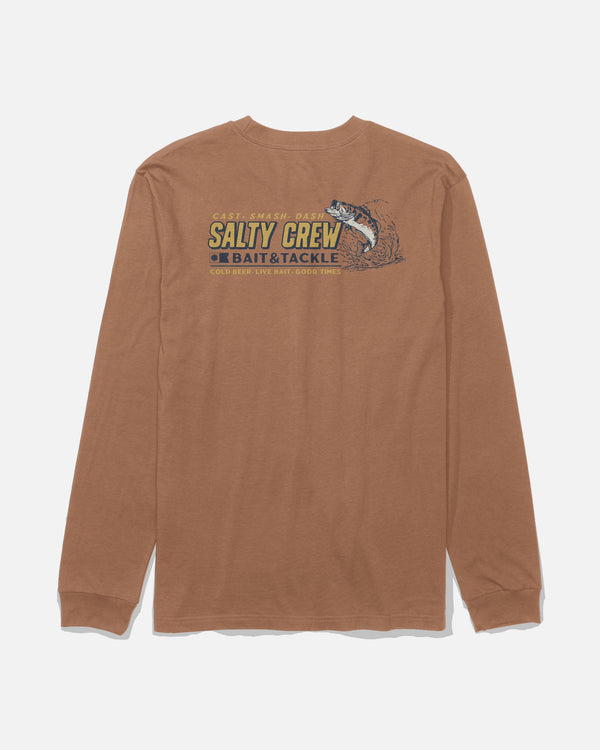 salty crew Live Bait Long Sleeve Tee - Sierra