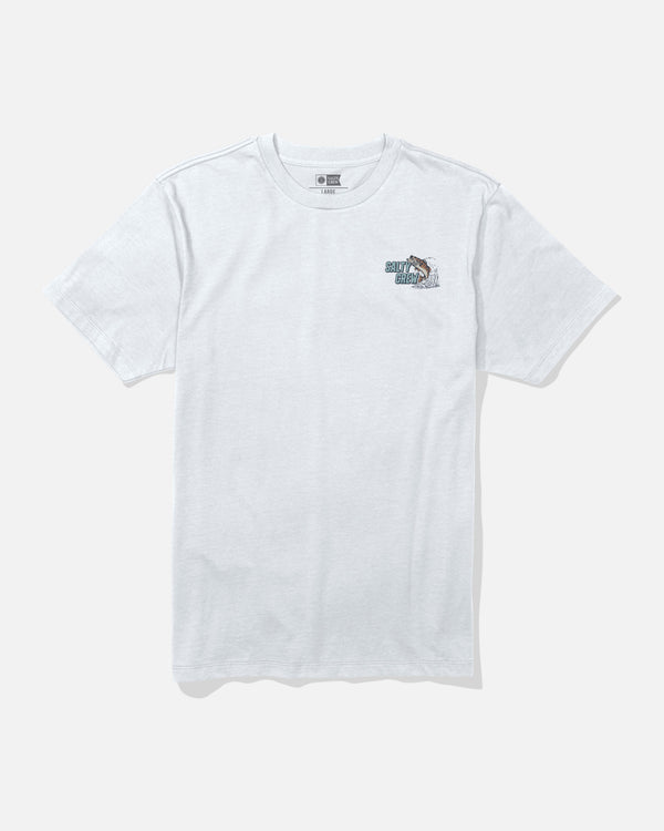 Salty Crew Live Bait Tee - White