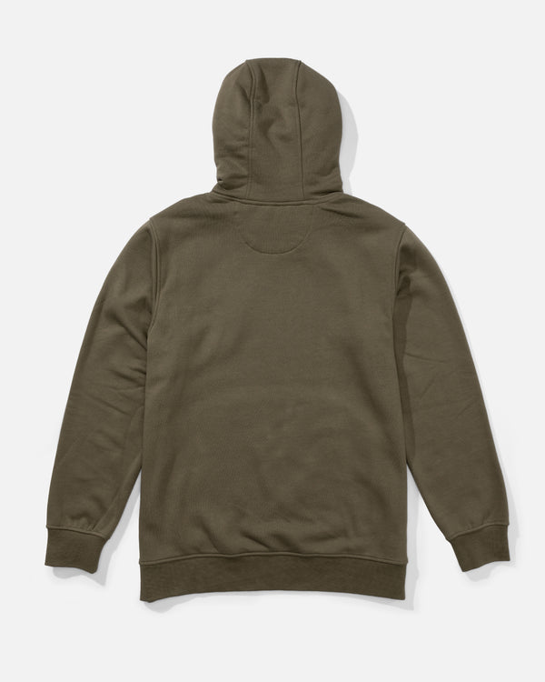 Salty Crew Long Range Tech Fleece Hoodie - Olive