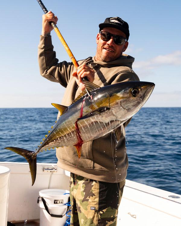 Salty Crew Long Range Tech Fleece Hoodie - Olive