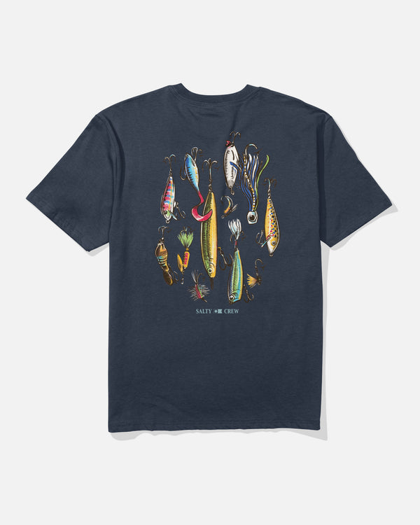 salty crew Lure Gear Classic Tee - Navy
