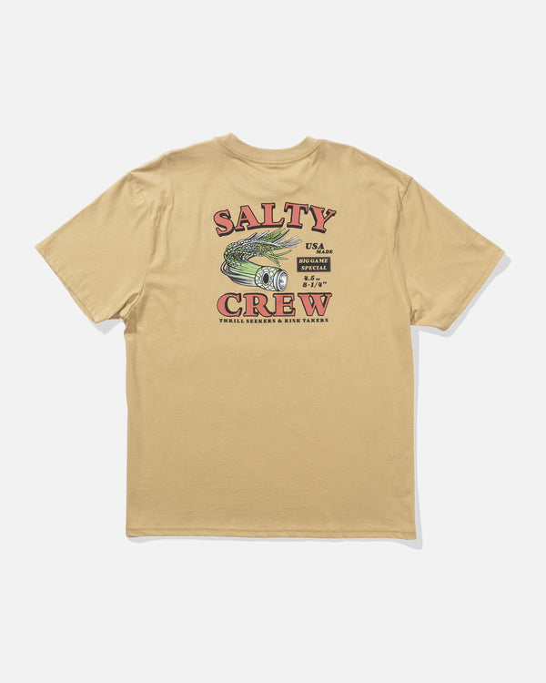 salty crew Lured Classic Tee - Khaki