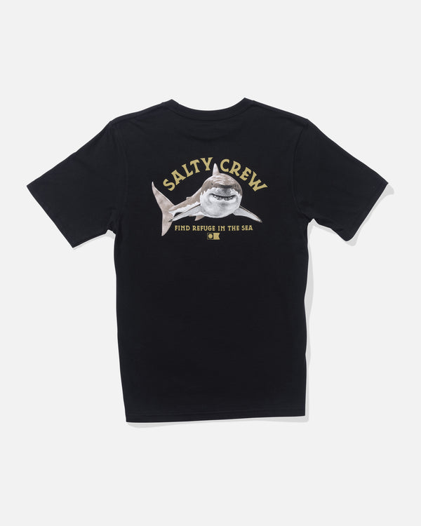 salty crew Lurking Boys Tee - Black