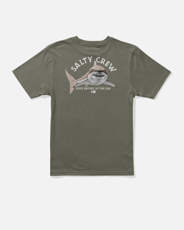 salty crew Lurking Boys Tee - Dusty Olive