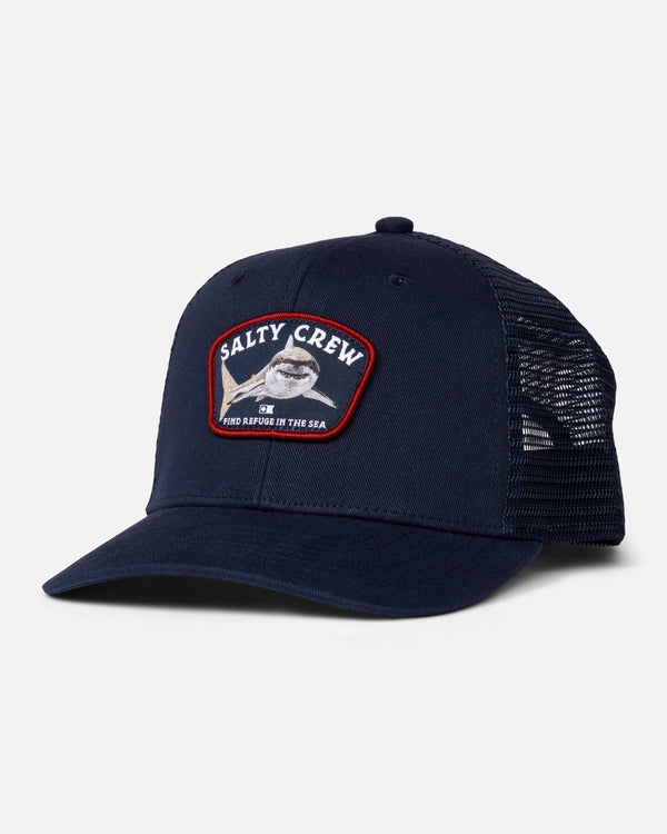 salty crew Lurking Boys Trucker - Navy