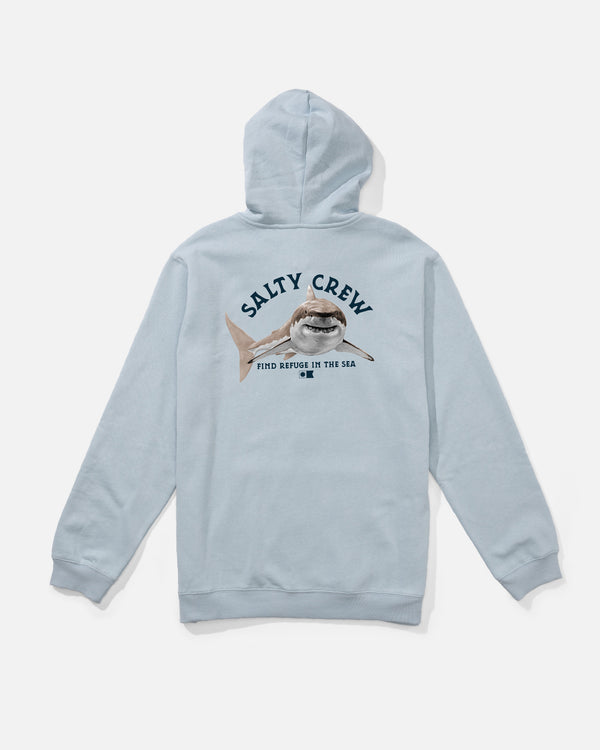 salty crew Lurking Fleece Hoodie - Blue Fog