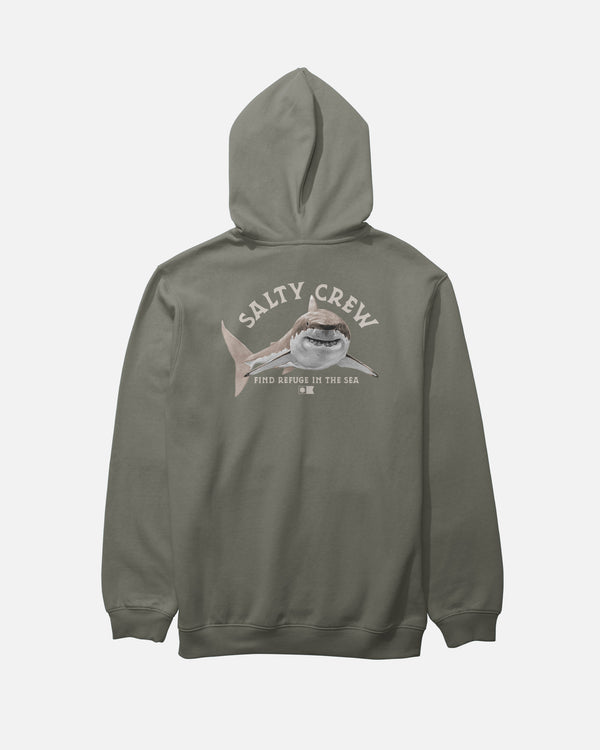salty crew Lurking Fleece Hoodie - Dusty Olive