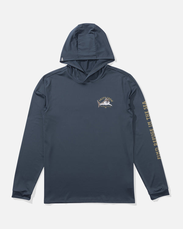 Salty Crew Lurking Sunshirt Hoodie - Bluefin