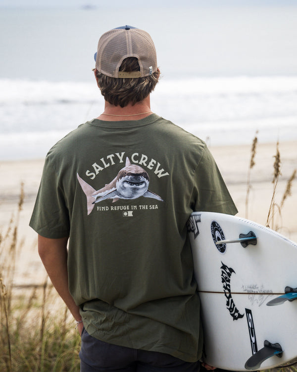 Salty Crew Lurking Tee - Dusty Olive