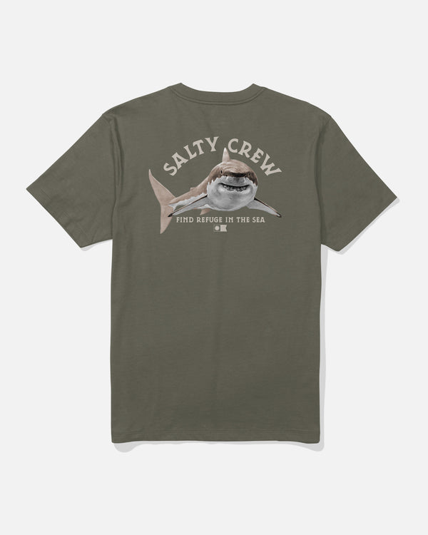 salty crew Lurking Tee - Dusty Olive