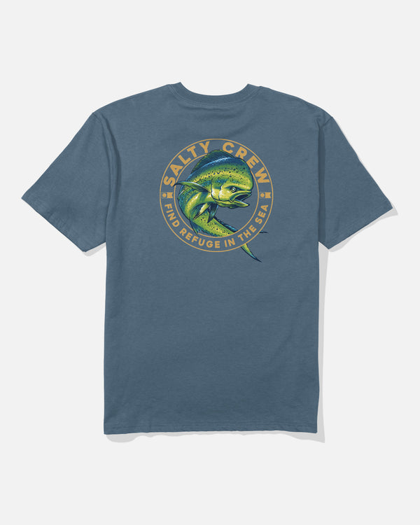 salty crew Mahi Club Classic Tee - Slate