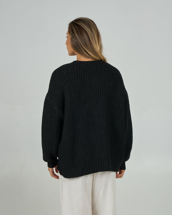 Salty Crew Mariner Cardigan - Black