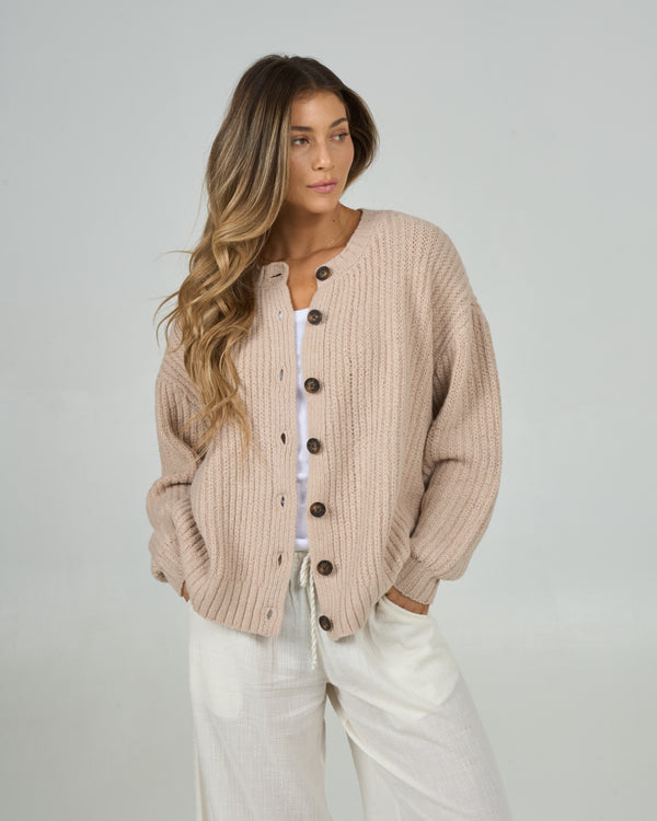 salty crew Mariner Cardigan - Oatmeal