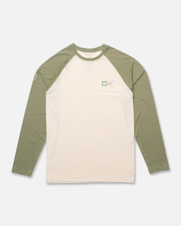 salty crew Mariner Lite Long Sleeve Sunshirt - Birch
