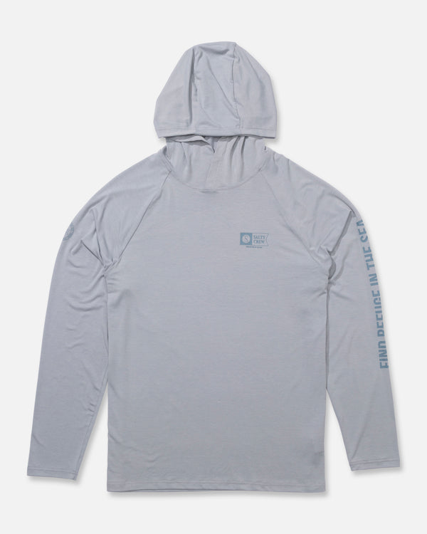 salty crew Mariner Lite UV Hoodie - Quarry