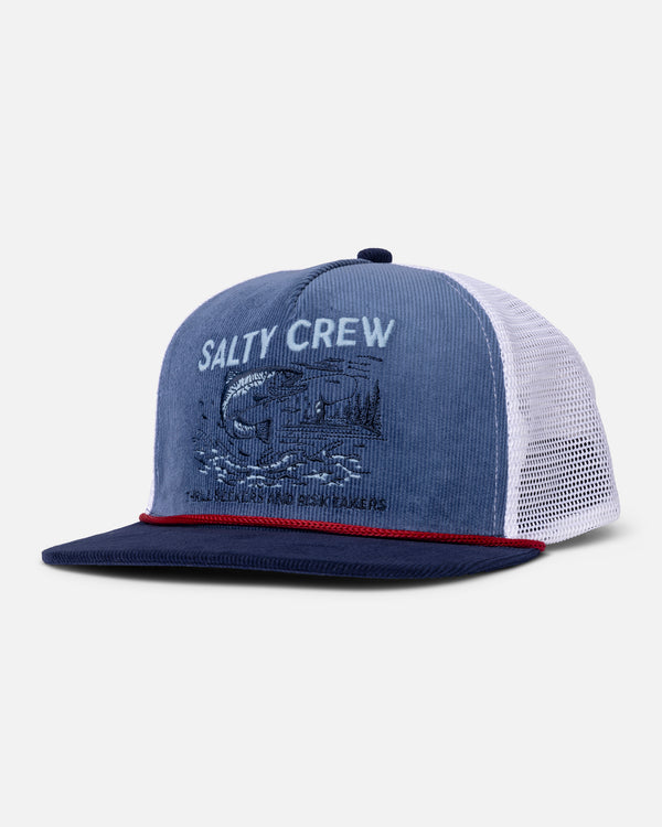 salty crew Nature Vibes Trucker Hat - Pilot Blue