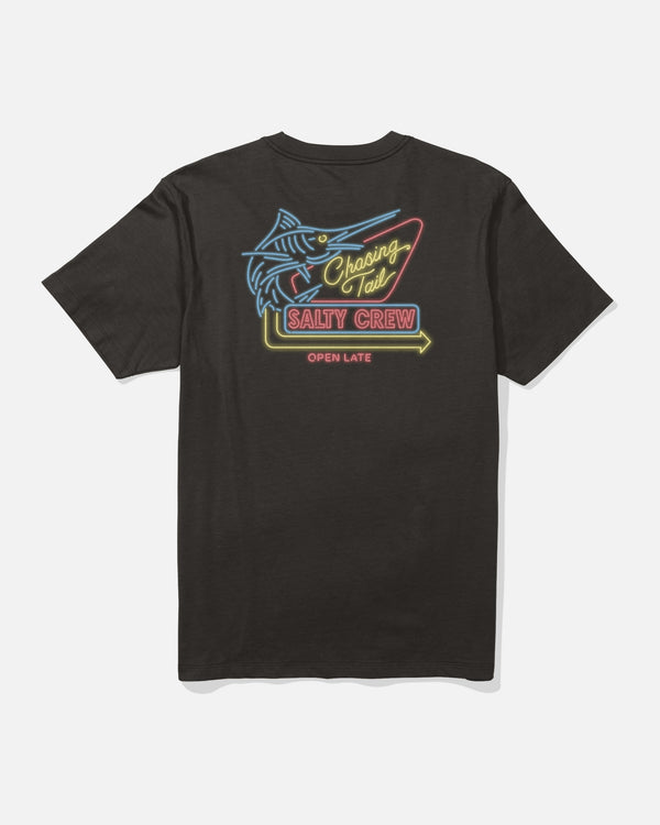 salty crew Neon Sign Tee - Black