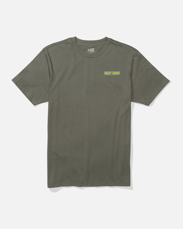 Salty Crew Neon Sign Tee - Dusty Olive