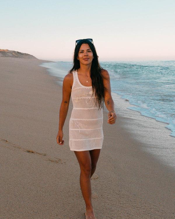 Salty Crew Neptune Dress - Off White