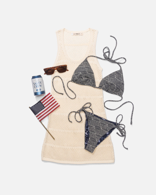 Salty Crew Neptune Dress - Off White