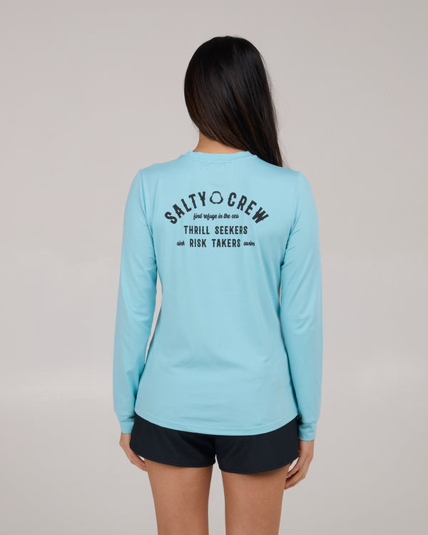 salty crew Night Bite Sunshirt - Pacific Blue