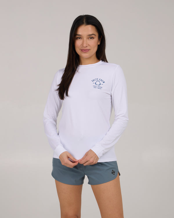Salty Crew Night Bite Sunshirt - White