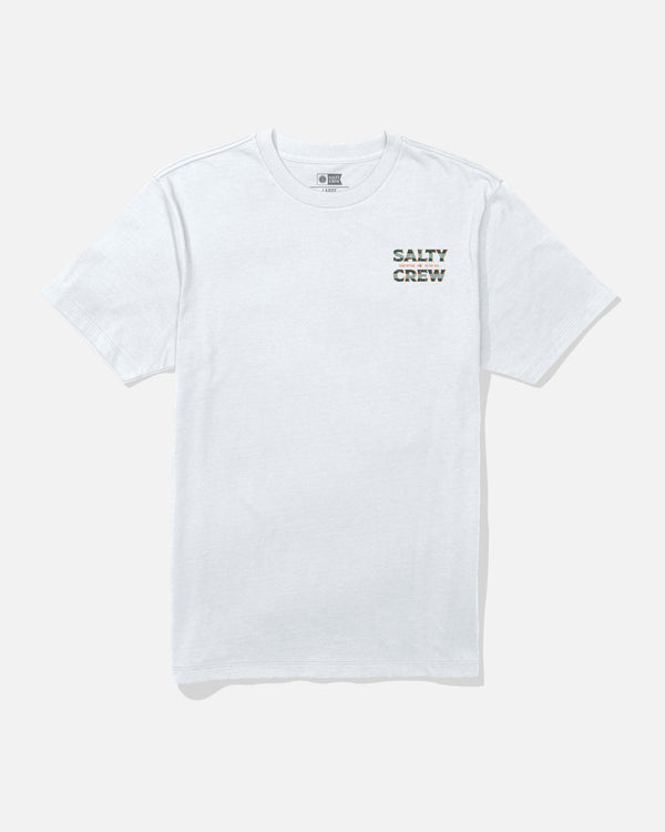 Salty Crew Offset Tee - White