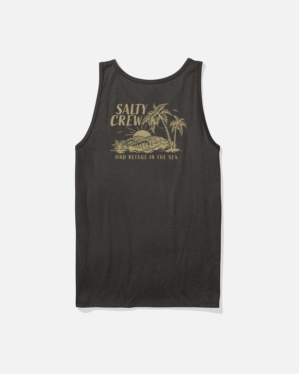 salty crew Outside Tank - Black
