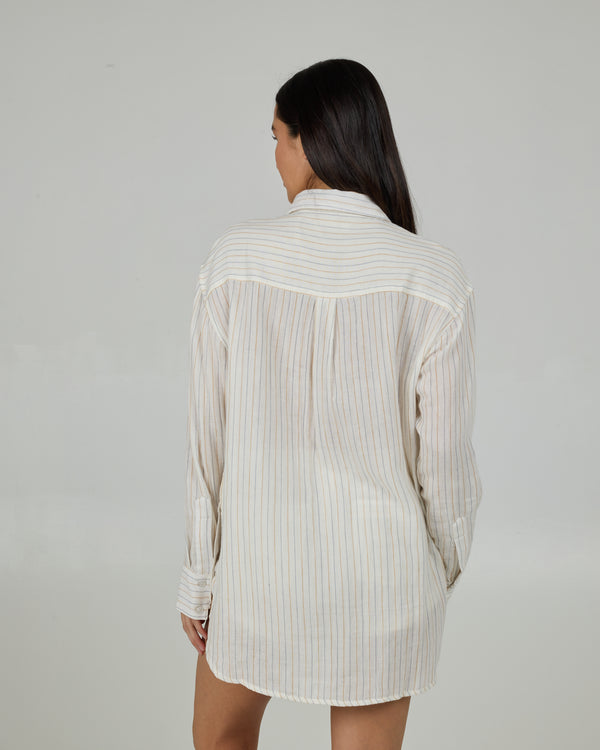 Salty Crew Palapa Tunic - Off White Gold