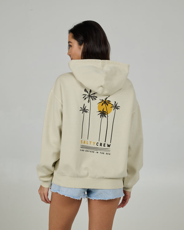 Salty Crew Palms Hoodie - Off White