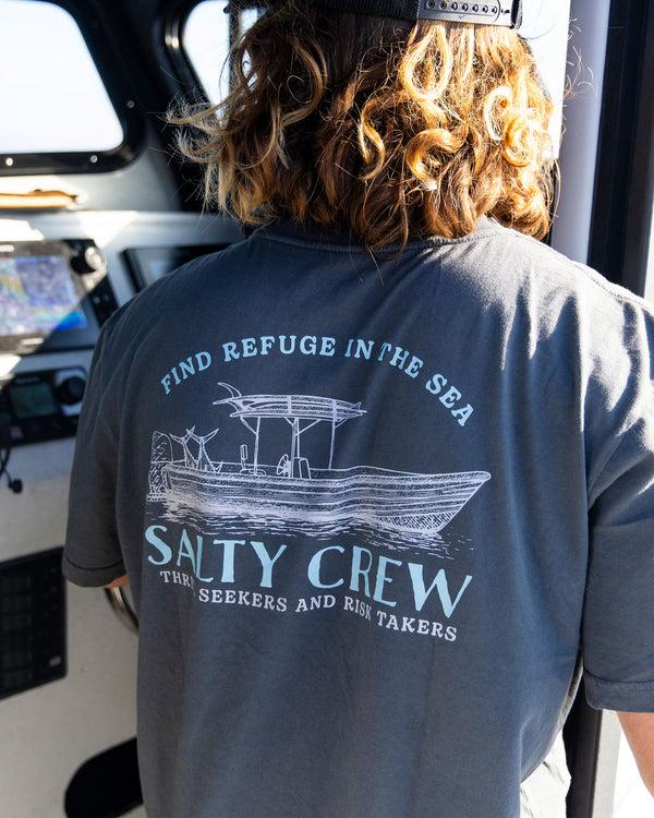 Salty Crew Panga Classic Tee - Charcoal