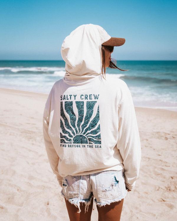 Salty Crew Perfect Set Tech Hoodie - Off White