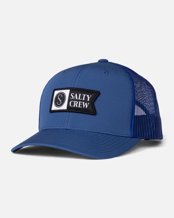 salty crew Pinnacle 2 Retro Trucker - True Navy