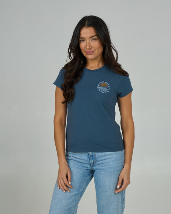 Salty Crew Rays Modern Tee - Midnight Navy