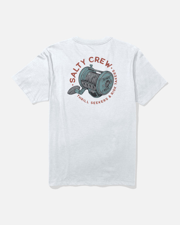 salty crew Reel Good Tee - White