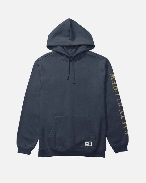 salty crew Refuge Fleece Hoodie - Midnight Navy