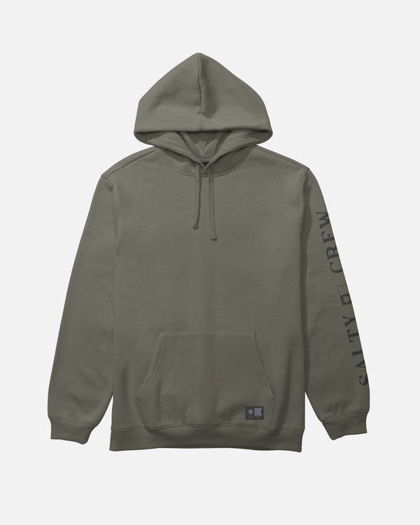 salty crew Refuge Fleece Hoodie - Olive