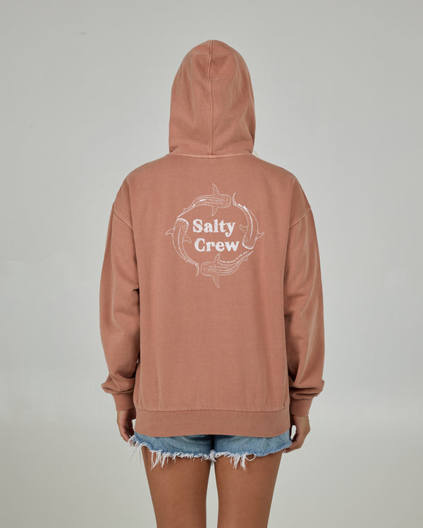 Salty Crew Respect Zip Hoodie - Sierra