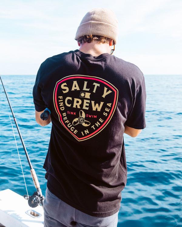 Salty Crew Rotor Classic Tee - Black