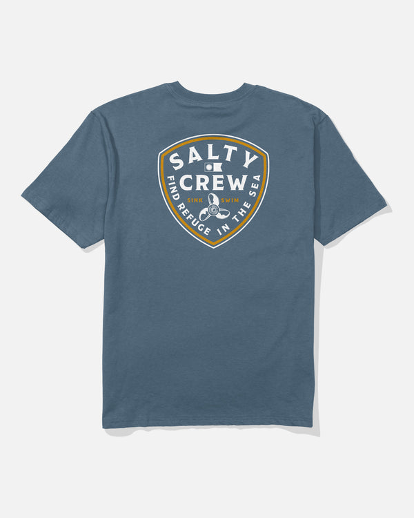 salty crew Rotor Classic Tee - Slate