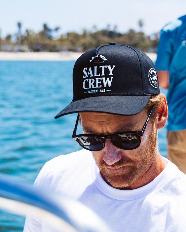 Salty Crew Salty Brew 5 Panel Hat - Black