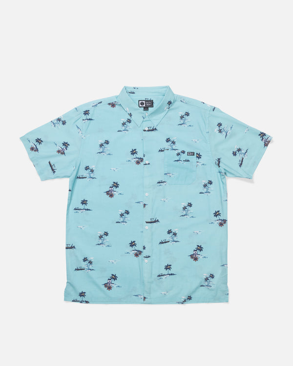 salty crew Salty Brew Button Up - Mackerel